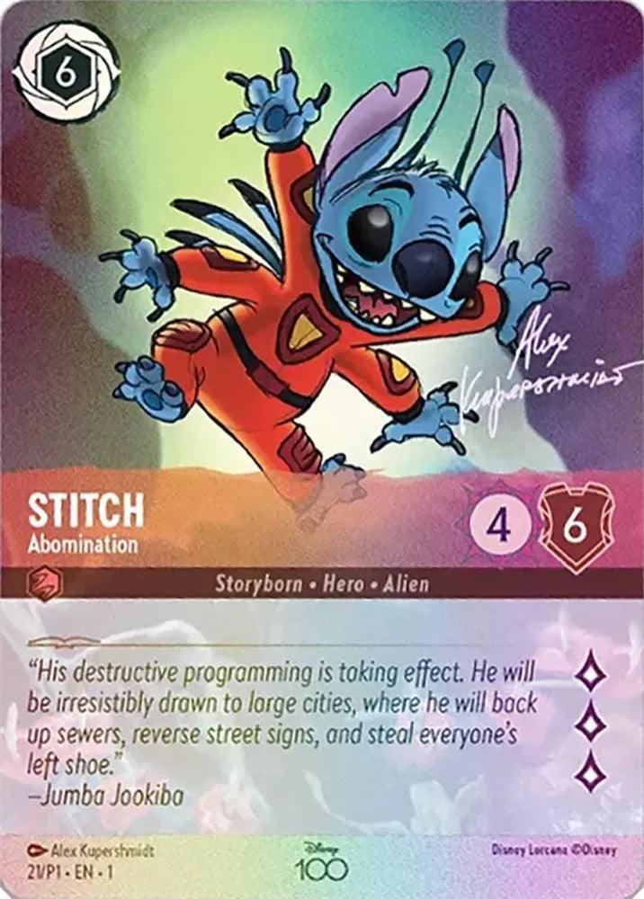  Stitch - Abomination (Enchanted) (21) [Disney100 Promos] - Trading Card World
