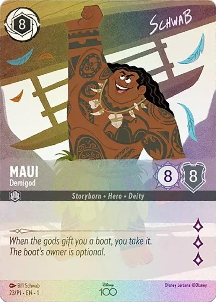  Maui - Demigod (Enchanted) (23) [Disney100 Promos] - Trading Card World