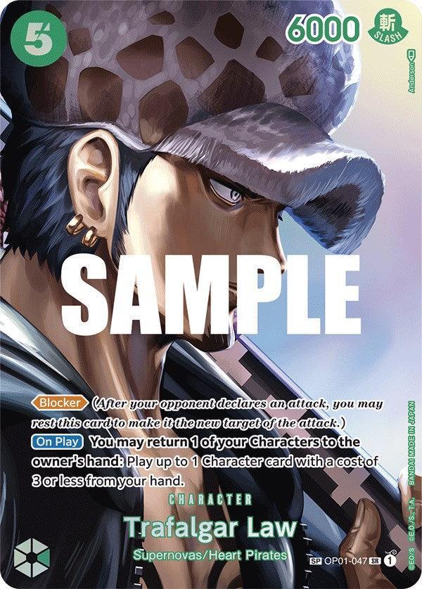 Character, Heart Pirates, Kingdoms of Intrigue, Super Rare, Supernovas Trafalgar Law [Kingdoms of Intrigue] - Trading Card World
