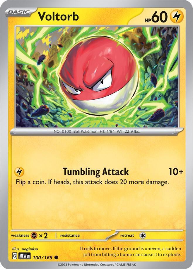 Scarlet & Violet: 151 Voltorb (100/165) [Scarlet & Violet: 151] - Trading Card World