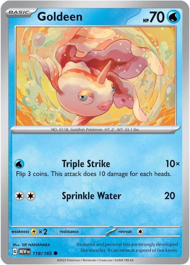 Scarlet & Violet: 151 Goldeen (118/165) [Scarlet & Violet: 151] - Trading Card World