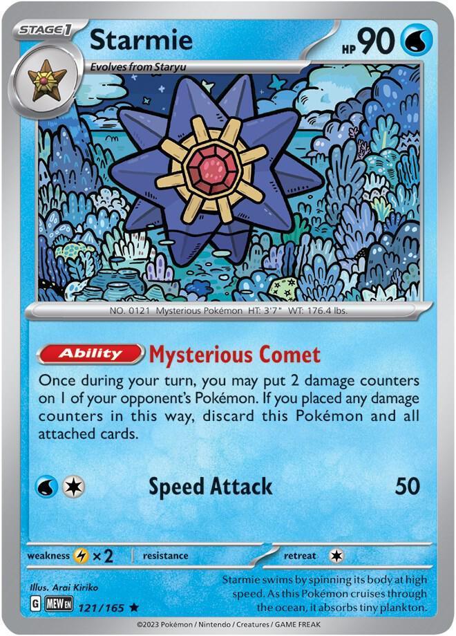 Scarlet & Violet: 151 Starmie (121/165) [Scarlet & Violet: 151] - Trading Card World