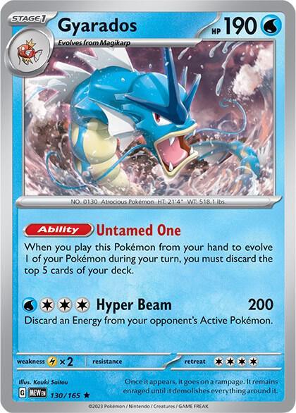 Scarlet & Violet: 151 Gyarados (130/165) [Scarlet & Violet: 151] - Trading Card World
