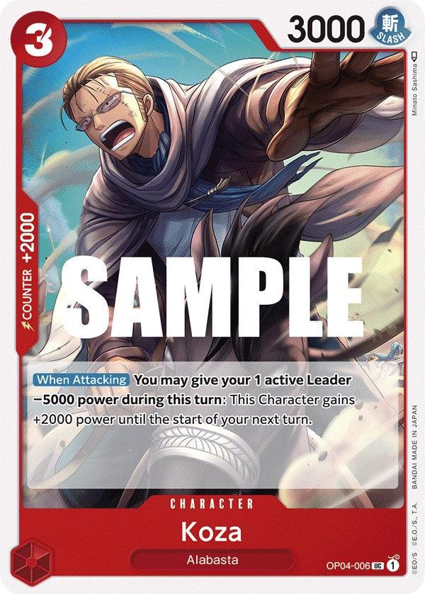 Alabasta, Character, Kingdoms of Intrigue, Uncommon Koza [Kingdoms of Intrigue] - Trading Card World