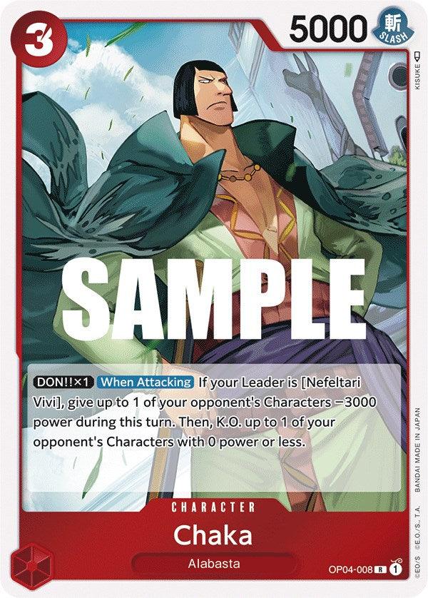 Alabasta, Character, Kingdoms of Intrigue, Rare Chaka [Kingdoms of Intrigue] - Trading Card World