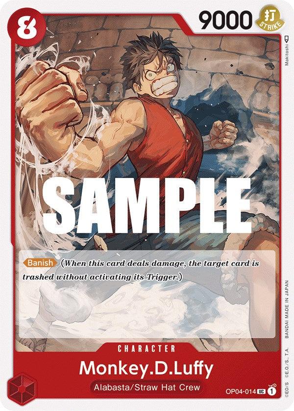 Alabasta, Character, Kingdoms of Intrigue, Straw Hat Crew, Uncommon Monkey.D.Luffy [Kingdoms of Intrigue] - Trading Card World