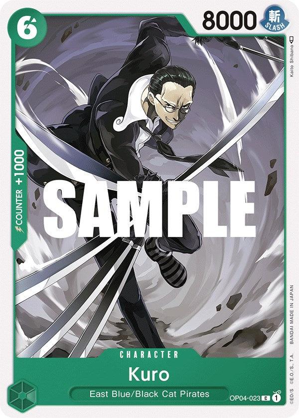 Black Cat Pirates, Character, Common, East Blue, Kingdoms of Intrigue Kuro [Kingdoms of Intrigue] - Trading Card World