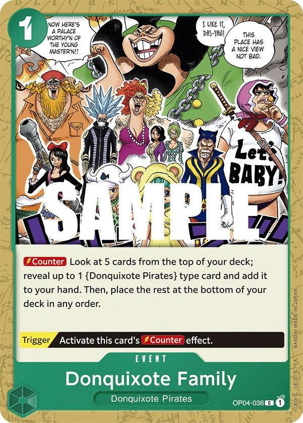 Common, Donquixote Pirates, Event, Kingdoms of Intrigue Donquixote Family [Kingdoms of Intrigue] - Trading Card World