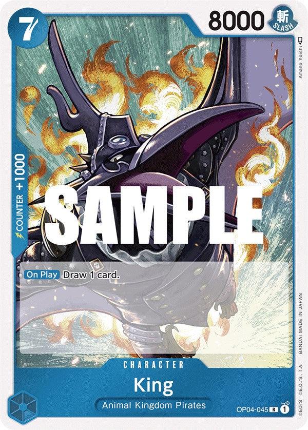 Animal Kingdom Pirates, Character, Kingdoms of Intrigue, Rare King [Kingdoms of Intrigue] - Trading Card World