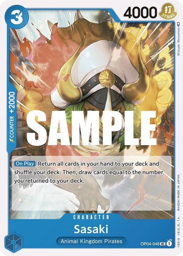 Animal Kingdom Pirates, Character, Kingdoms of Intrigue, Uncommon Sasaki [Kingdoms of Intrigue] - Trading Card World