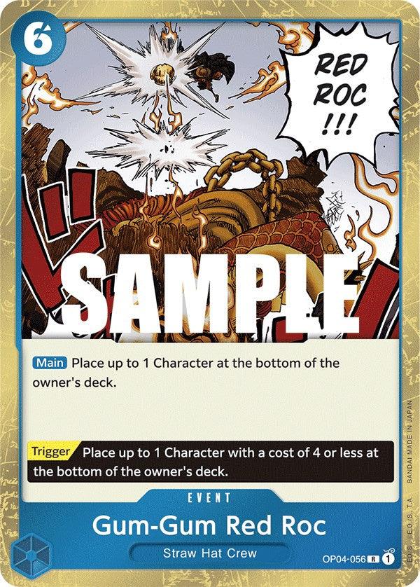 Event, Kingdoms of Intrigue, Rare, Straw Hat Crew Gum-Gum Red Roc [Kingdoms of Intrigue] - Trading Card World