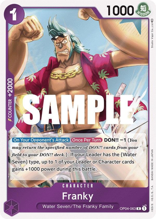 Character, Kingdoms of Intrigue, Rare, The Franky Family, Water Seven Franky [Kingdoms of Intrigue] - Trading Card World