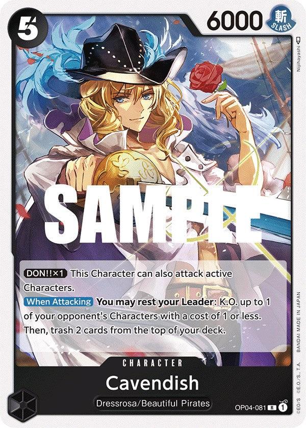 Beautiful Pirates, Character, Dressrosa, Kingdoms of Intrigue, Rare Cavendish [Kingdoms of Intrigue] - Trading Card World