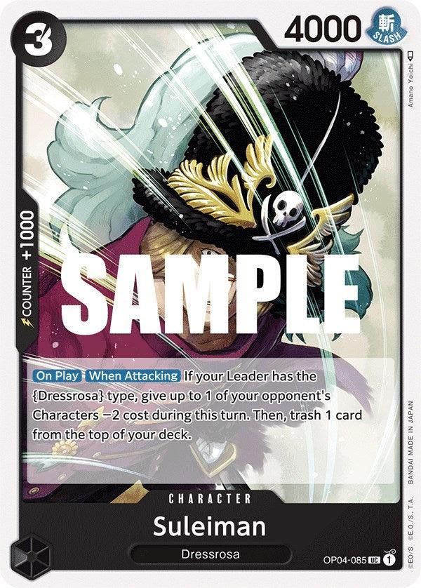 Character, Dressrosa, Kingdoms of Intrigue, Uncommon Suleiman [Kingdoms of Intrigue] - Trading Card World