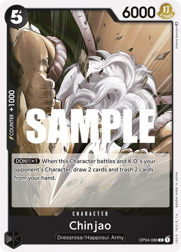 Character, Common, Dressrosa, Happosui Army, Kingdoms of Intrigue Chinjao [Kingdoms of Intrigue] - Trading Card World