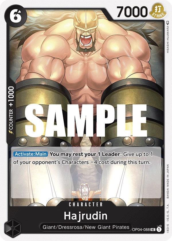 Character, Dressrosa, Giant, Kingdoms of Intrigue, New Giant Pirate Crew, Uncommon Hajrudin [Kingdoms of Intrigue] - Trading Card World