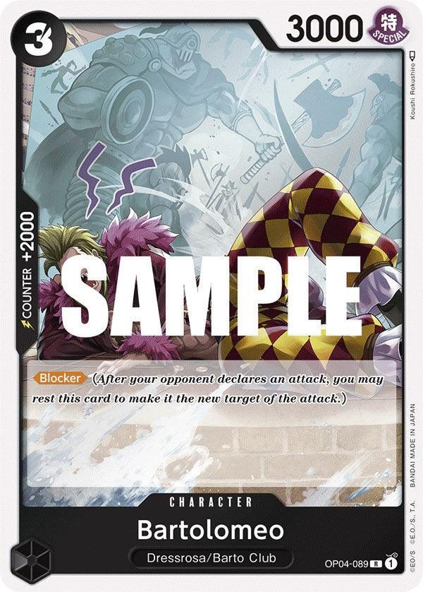Barto Club, Character, Dressrosa, Kingdoms of Intrigue, Rare Bartolomeo [Kingdoms of Intrigue] - Trading Card World