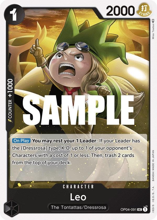 Character, Dressrosa, Kingdoms of Intrigue, The Tontattas, Uncommon Leo [Kingdoms of Intrigue] - Trading Card World