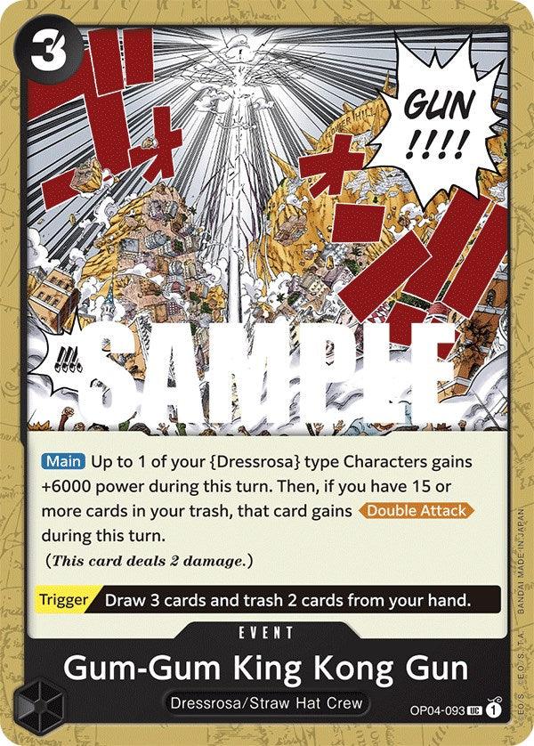 Dressrosa, Event, Kingdoms of Intrigue, Straw Hat Crew, Uncommon Gum-Gum King Kong Gun [Kingdoms of Intrigue] - Trading Card World