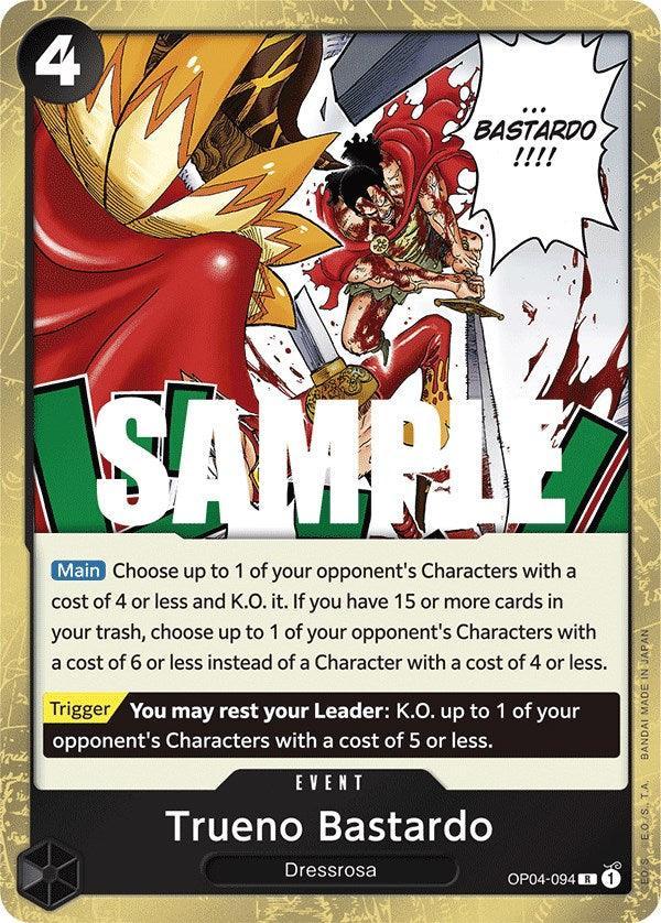 Dressrosa, Event, Kingdoms of Intrigue, Rare Trueno Bastardo [Kingdoms of Intrigue] - Trading Card World