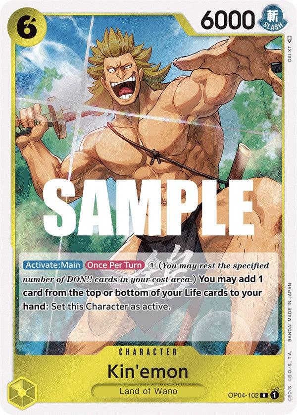 Character, Kingdoms of Intrigue, Land of Wano, Rare Kin'emon [Kingdoms of Intrigue] - Trading Card World