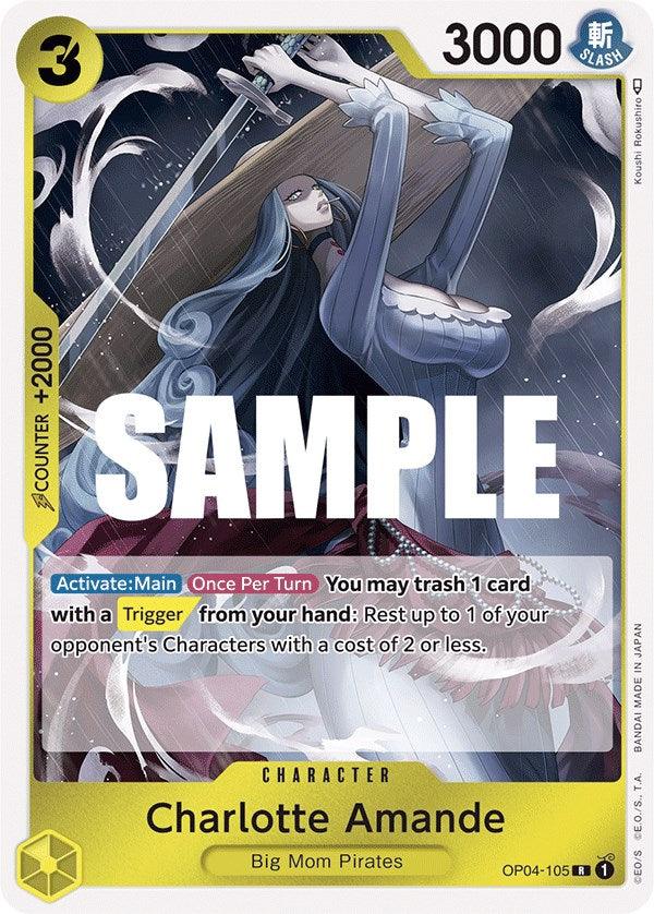 Big Mom Pirates, Character, Kingdoms of Intrigue, Rare Charlotte Amande [Kingdoms of Intrigue] - Trading Card World