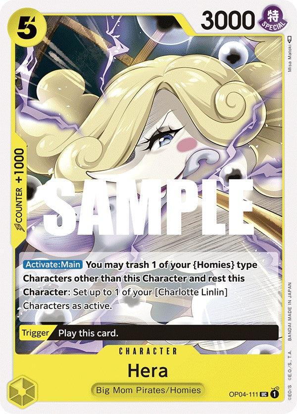 Big Mom Pirates, Character, Homies, Kingdoms of Intrigue, Uncommon Hera [Kingdoms of Intrigue] - Trading Card World