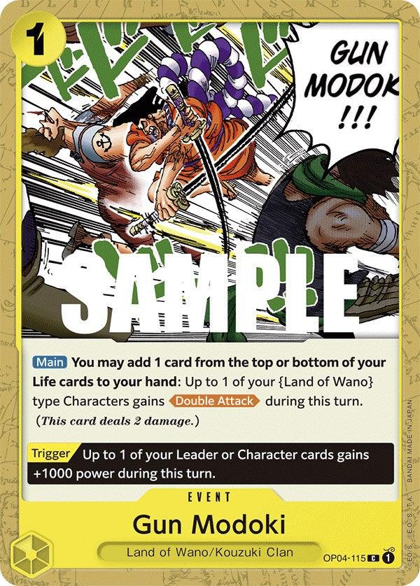 Common, Event, Kingdoms of Intrigue, Kouzuki Clan, Land of Wano Gun Modoki [Kingdoms of Intrigue] - Trading Card World