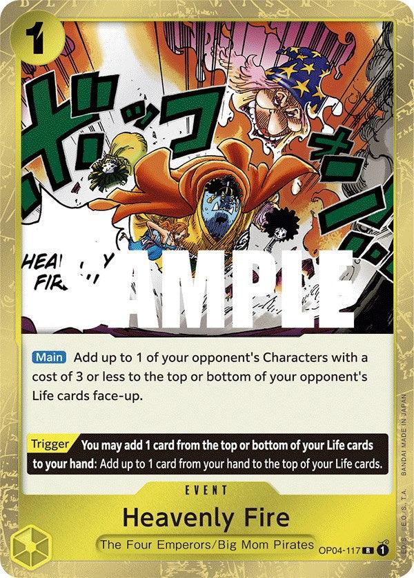 Big Mom Pirates, Event, Kingdoms of Intrigue, Rare, The Four Emperors Heavenly Fire [Kingdoms of Intrigue] - Trading Card World