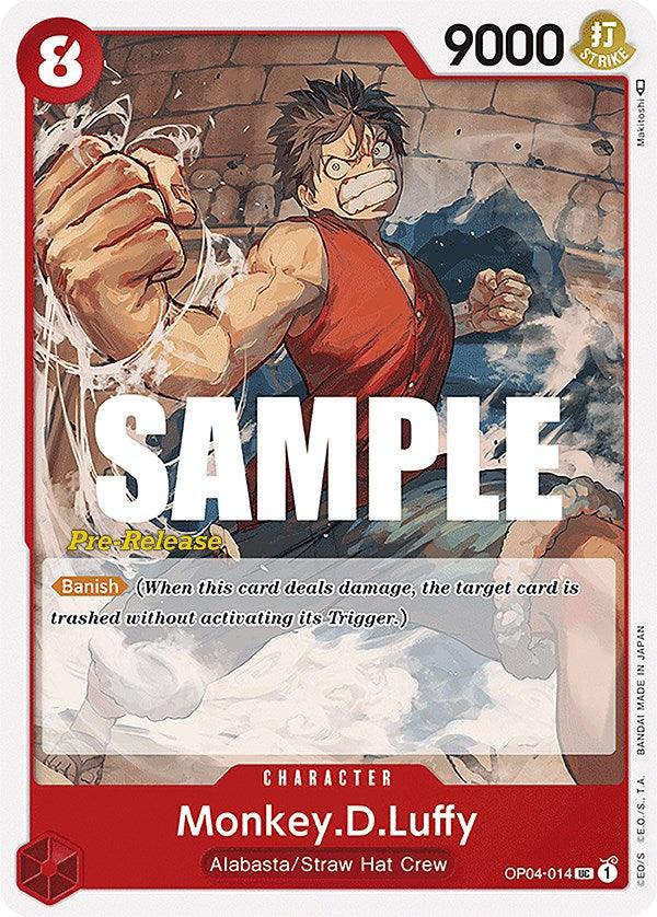 Alabasta, Character, Kingdoms of Intrigue, Kingdoms of Intrigue Pre-Release Cards, Straw Hat Crew, Uncommon Monkey.D.Luffy [Kingdoms of Intrigue Pre-Release Cards] - Trading Card World