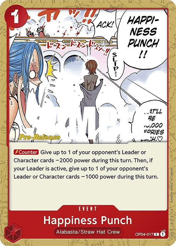 Alabasta, Common, Event, Kingdoms of Intrigue, Kingdoms of Intrigue Pre-Release Cards, Straw Hat Crew Happiness Punch [Kingdoms of Intrigue Pre-Release Cards] - Trading Card World