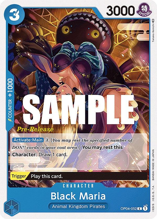 Animal Kingdom Pirates, Character, Common, Kingdoms of Intrigue, Kingdoms of Intrigue Pre-Release Cards Black Maria [Kingdoms of Intrigue Pre-Release Cards] - Trading Card World