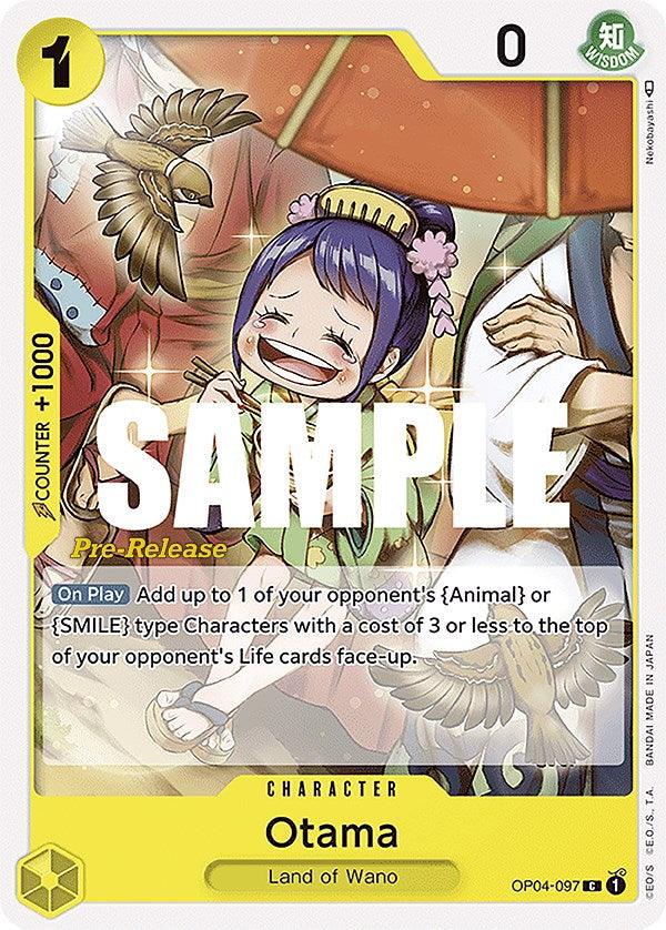 Character, Common, Kingdoms of Intrigue, Kingdoms of Intrigue Pre-Release Cards, Land of Wano Otama [Kingdoms of Intrigue Pre-Release Cards] - Trading Card World