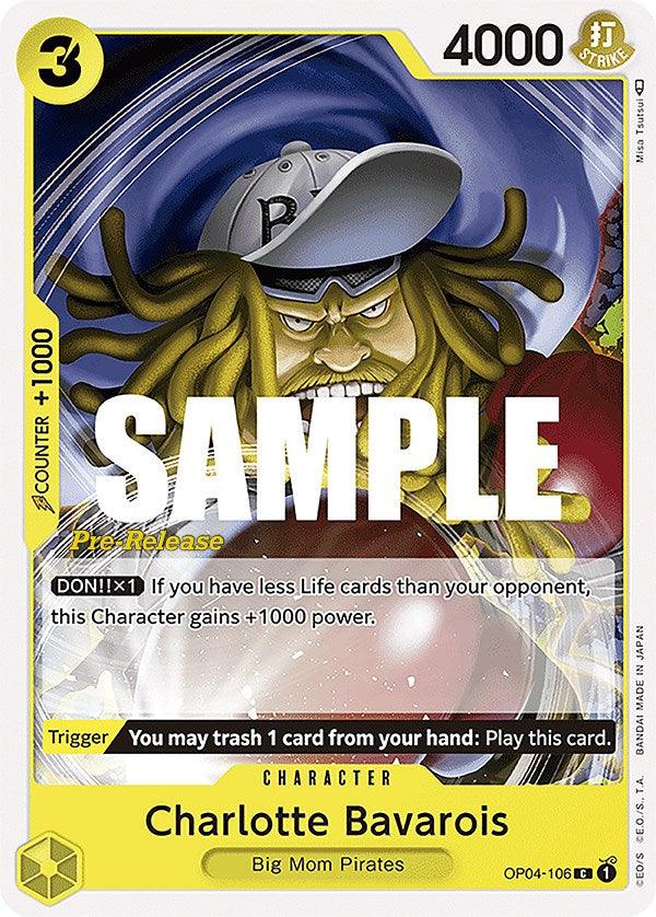 Big Mom Pirates, Character, Common, Kingdoms of Intrigue, Kingdoms of Intrigue Pre-Release Cards Charlotte Bavarois [Kingdoms of Intrigue Pre-Release Cards] - Trading Card World