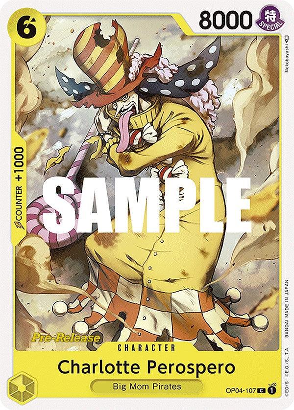 Big Mom Pirates, Character, Common, Kingdoms of Intrigue, Kingdoms of Intrigue Pre-Release Cards Charlotte Perospero [Kingdoms of Intrigue Pre-Release Cards] - Trading Card World