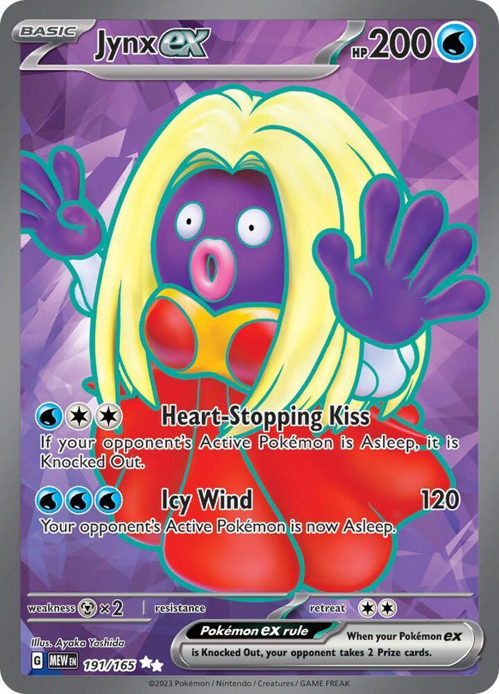 Scarlet & Violet: 151 Jynx ex (191/165) [Scarlet & Violet: 151] - Trading Card World