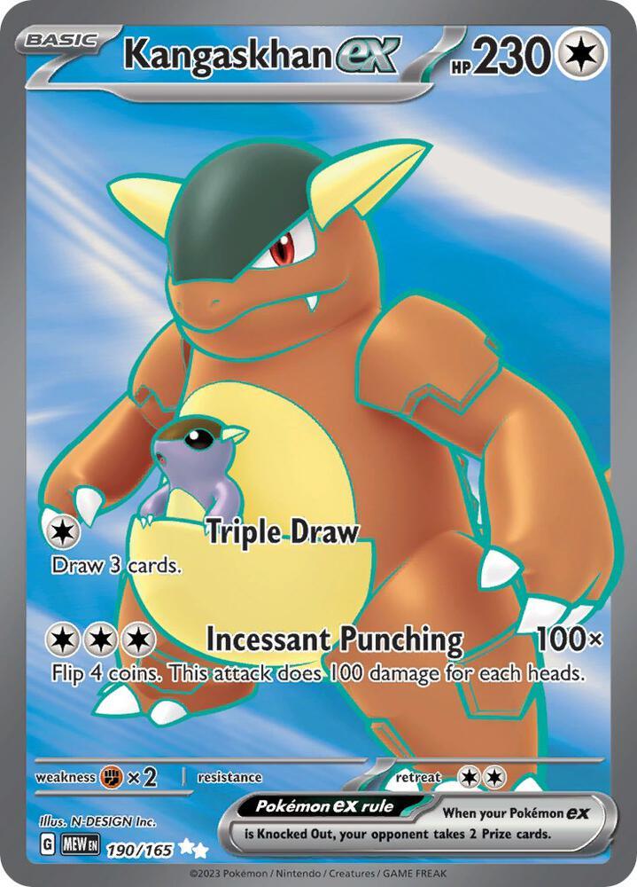 Scarlet & Violet: 151 Kangaskhan ex (190/165) [Scarlet & Violet: 151] - Trading Card World