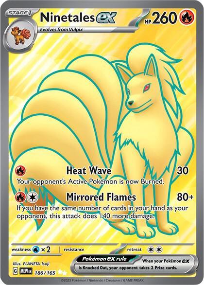 Scarlet & Violet: 151 Ninetales ex (186/165) [Scarlet & Violet: 151] - Trading Card World