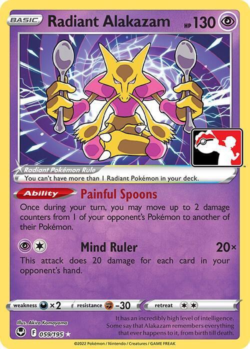 Prize Pack Series Three Radiant Alakazam (059/195) [Prize Pack Series Three] - Trading Card World