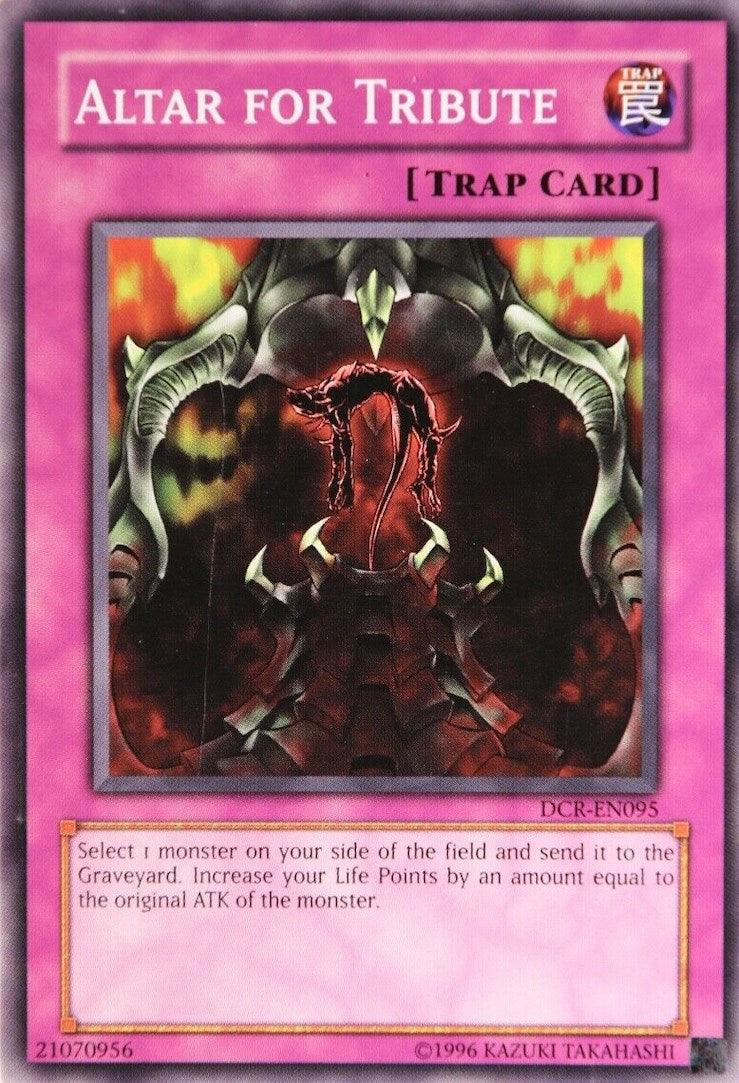 Common, Dark Crisis, Normal Trap, Trap, Unlimited Altar for Tribute [DCR-EN095] Common - Trading Card World