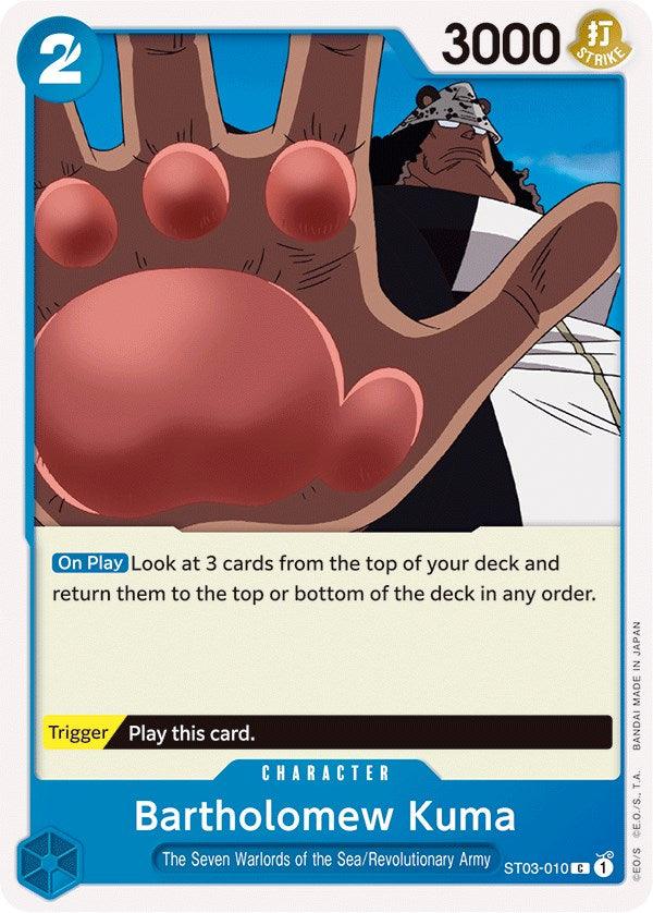 Character, Common, Revolutionary Army, Starter Deck: The Seven Warlords of The Sea, Starter Decks, The Seven Warlords of the Sea Bartholomew Kuma [Starter Deck: The Seven Warlords of The Sea] - Trading Card World