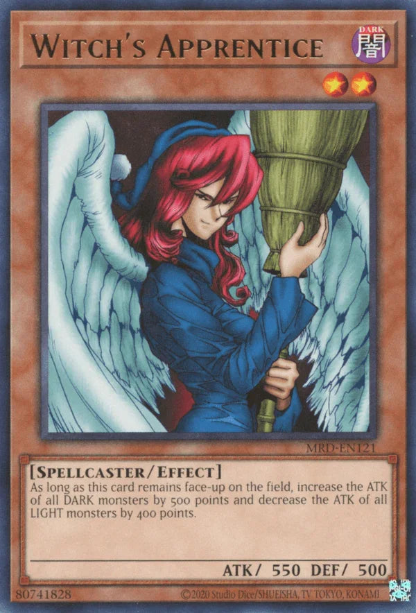 Dark, Effect Monster, Metal Raiders, Rare, Spellcaster, Unlimited Witch's Apprentice [MRD-EN121] Rare - Trading Card World