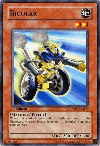 1st Edition, Absolute Powerforce, Common, Earth, Effect Monster, Machine, Unlimited Bicular [ABPF-EN002] Common - Trading Card World