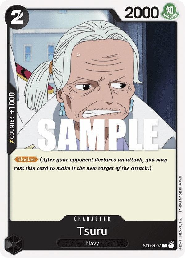 Character, Common, Navy, Starter Deck: Absolute Justice, Starter Decks Tsuru [Starter Deck: Absolute Justice] - Trading Card World