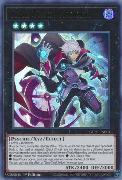 1st Edition, Dark, Ghosts from the Past, Psychic, Ultra Rare, XYZ/Effect Monster Time Thief Redoer [GFTP-EN064] Ultra Rare - Trading Card World