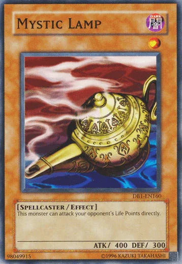 Common, Dark, Dark Beginning 1, Effect Monster, Spellcaster, Unlimited Mystic Lamp [DB1-EN160] Common - Trading Card World