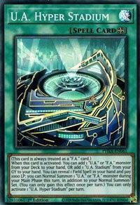 1st Edition, Field Spell, Phantom Rage, Spell, Super Rare U.A. Hyper Stadium [PHRA-EN061] Super Rare - Trading Card World