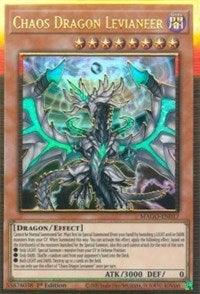 1st Edition, Dark, Dragon, Effect Monster, Gold Rare, Maximum Gold Chaos Dragon Levianeer [MAGO-EN017] Gold Rare - Trading Card World