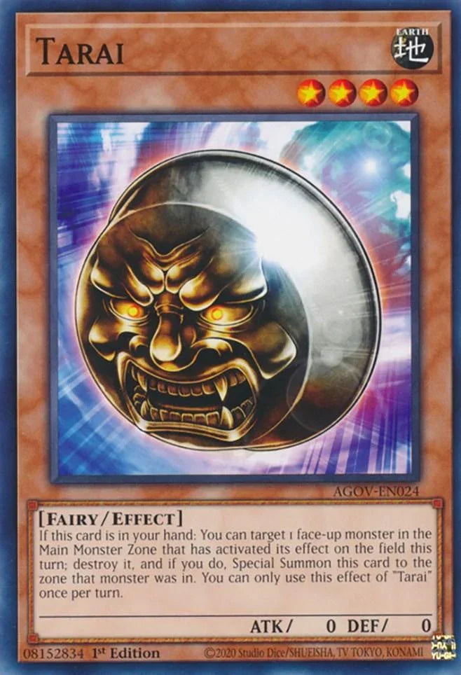 1st Edition, Age of Overlord, Common, Earth, Effect Monster, Fairy Tarai [AGOV-EN024] Common - Trading Card World