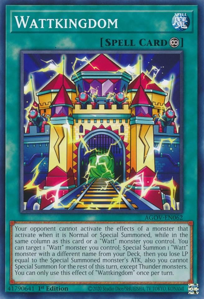 1st Edition, Age of Overlord, Common, Continuous Spell, Spell Wattkingdom [AGOV-EN062] Common - Trading Card World